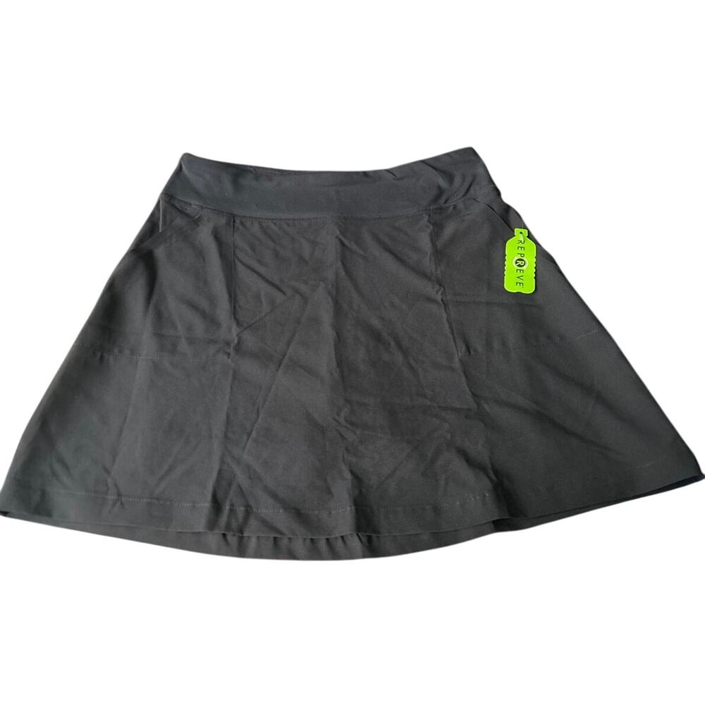 Lands End Women's Black Skort Repreve Golf Tennis Small